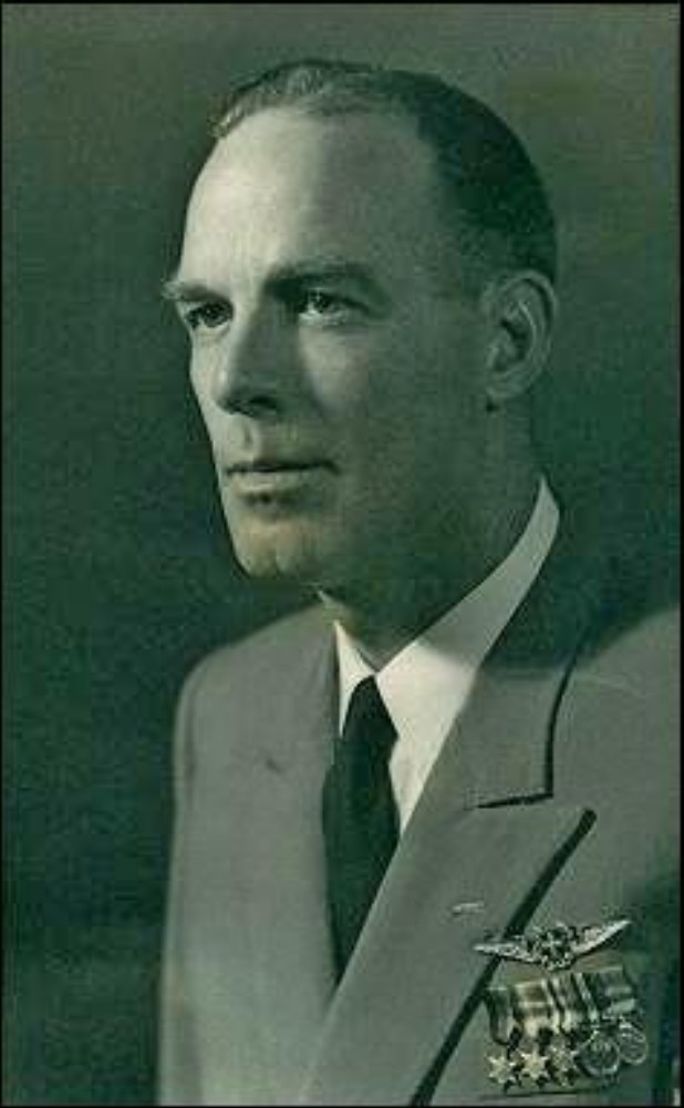 14. Bob Peace with medals